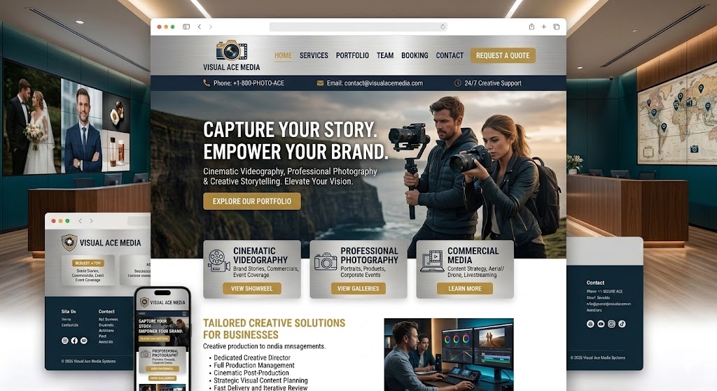 Photography & Videography Website Preview